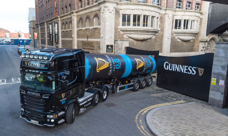 Guinness 0.0% verlaat de brouwerij in Dublin